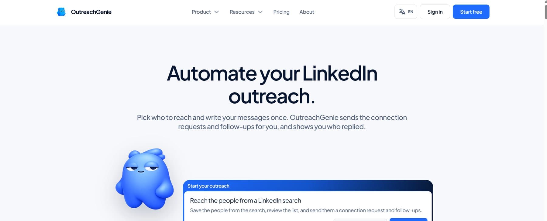 LinkedIn Outbound SaaS overview