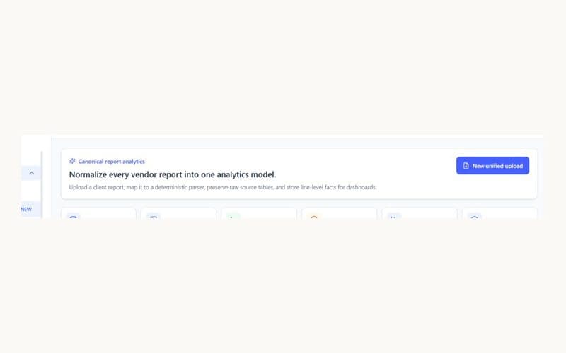 Invoice parsing & KPI dashboard preview