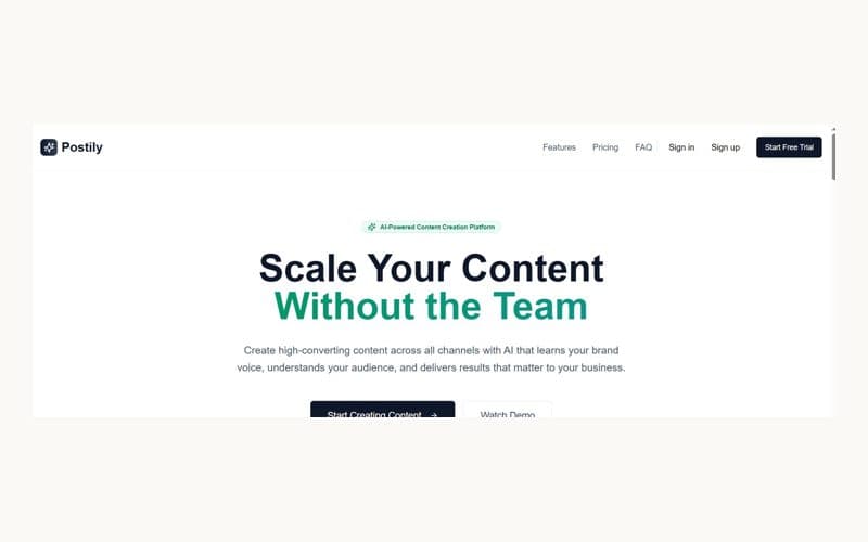 AI Social Media Platform preview