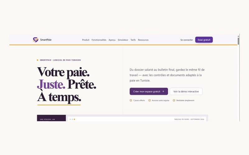 SmartPaie preview