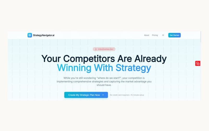 Strategy Planning AI SaaS preview