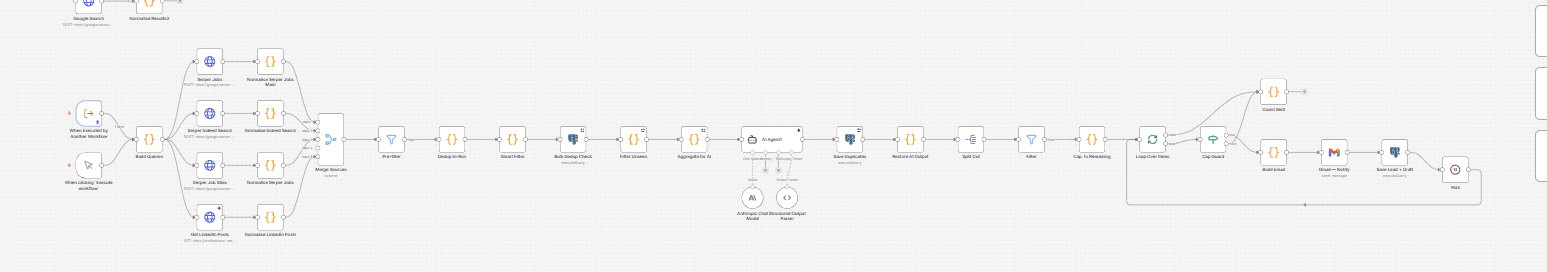 ExplodingLeads signal engine interface — view 1