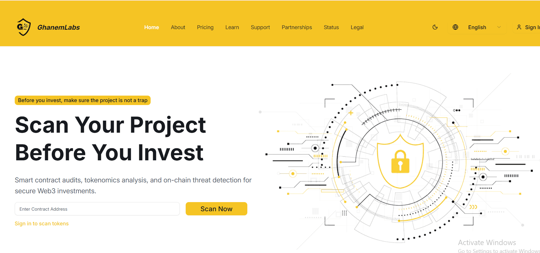 Ghanem Labs — Web3 Audit SaaS