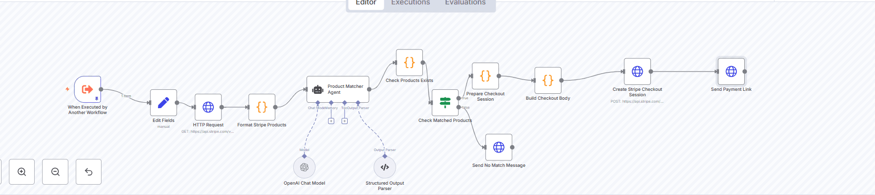 iPrint AI support system interface — view 1