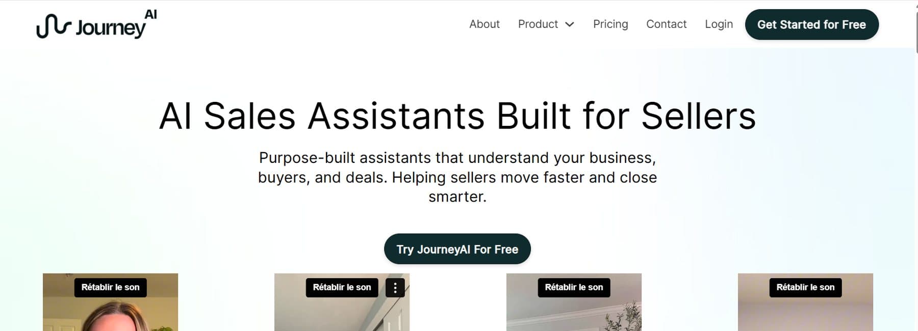 AI Sales Assistant Platform overview